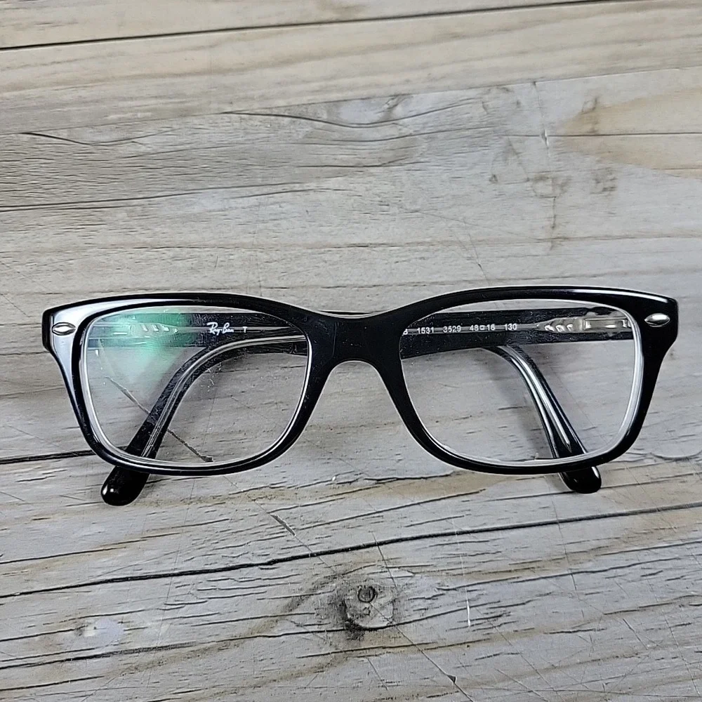 Ray-Ban Eyeglasses RB1531 3529 Junior FRAMES ONLY‎ Black Full Rim 48-16-130